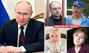 1 Paranoid Putin's Security Forces Massively Ramp Up The Number Of 'Traitors' Arrested For Treason Paranoid Putin's Security Forces Massively Ramp Up The Number Of 'Traitors' Arrested For Treason