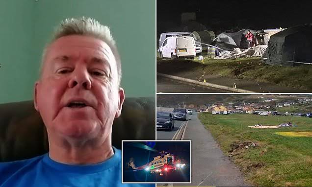 Car 'was driving three times speed limit' BEFORE hitting campsite tent with baby inside 9