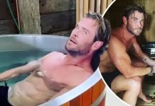 Chris Hemsworth strips off AND flaunts his ripped physique