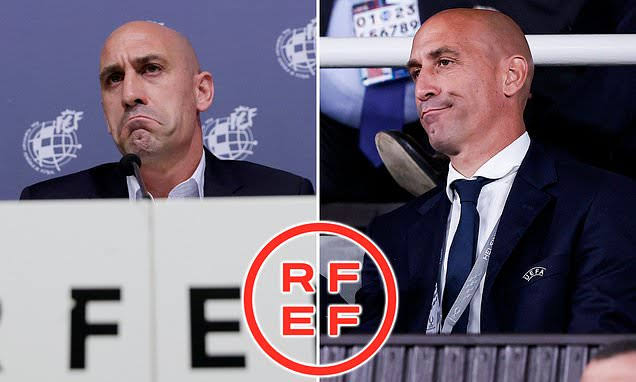 Luis Rubiales refuses to 'step DOWN' as Spanish football federation president over Jenni Hermoso kissing scandal 7