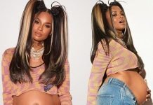 PREGNANT Ciara shows off her growing baby bump in new adorable photos