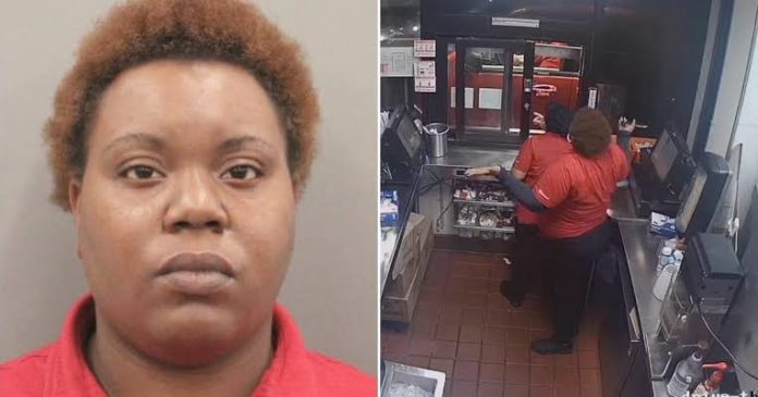 Fast food restaurant worker shoots gun at customer who COMPLAINED about lack of fries 54