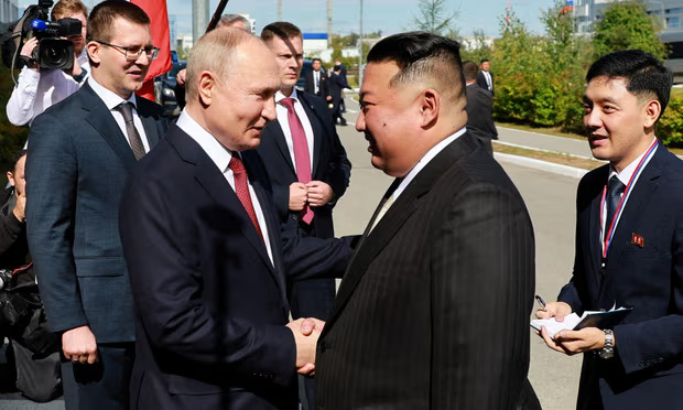 7 Kim Jong-un offers Putin ‘full support’ in Russia’s ‘sacred fight’ with west Kim Jong-Un Asked Vladimir Putin For NUCLEAR Bomb Technology In Return Over Arm Deal