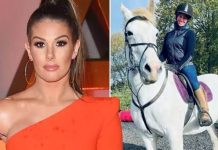 Jamie Vardy’s wife, Rebekah RUSHED to hospital after horror accident on her horse ‘where she was dragged along the ground’