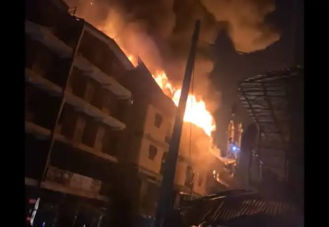 Properties-worth-millions-of-Naira-destroyed-as-FIRE-guts-three-buildings-in-Lagos-market-