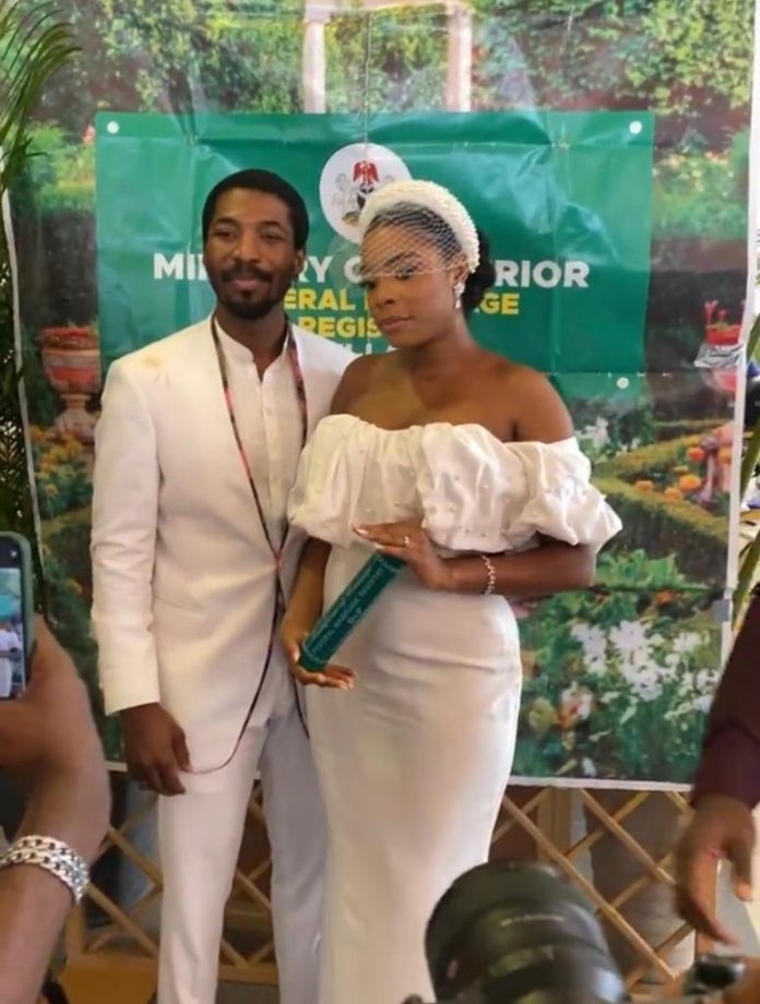 First Photos From The Wedding Of Made Kuti And His Partner, Inedoye