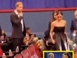 Prince Harry And Meghan Markle Look Tense As They Are Shown To Seats Several Rows Back At Premiere