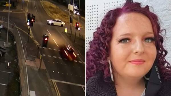 _ Horrifying footage shows moment female driver, 21, KILLED woman, 20, after speeding through red light while on her phone6373