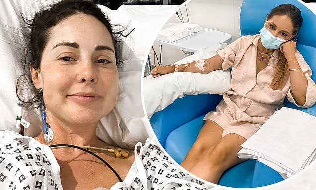 Louise Thompson is back in hospital for a FOURTH time as she is readmitted just weeks after her 12-day stay for ulcerative colitis