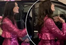 Viral clip of Anne Hathaway talking to fans in Rome sparks fierce debate about whether she’s being ‘rude’ – so what do YOU think?