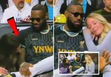 Full conversation leaked from LeBron’s viral moment as he cozies UP with Jeanie Buss and Linda Rambis