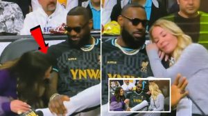 Full conversation leaked from LeBron's viral moment as he cozies UP