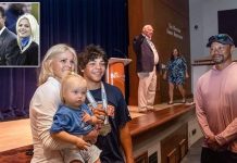 Tiger Woods reunites with ex-wife Elin Nordegren at ‘son’s golf ceremony’ in an AWKWARD position