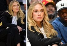 ‘Looking chic’ Adele ENJOYS courtside date with husband Rich Paul at Lakers v Nuggets game in LA