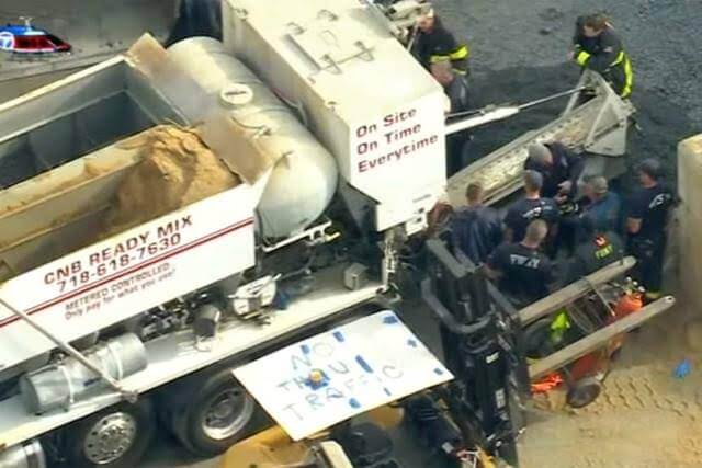 _Man DIES after falling into cement mixing tank and got caught in mixer blades 5252