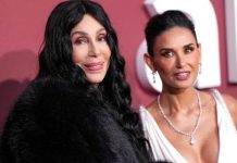 Demi Moore SCOLDS audience as she introduces Cher at star-studded amfAR Gala