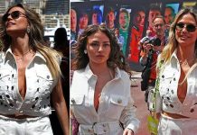 Heidi Klum GOES braless as she coordinates with model daughter Leni, 20, in Monaco