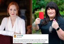 JK Rowling is SLAMMED for mocking transgender football manager by comparing her ‘straight, and white’
