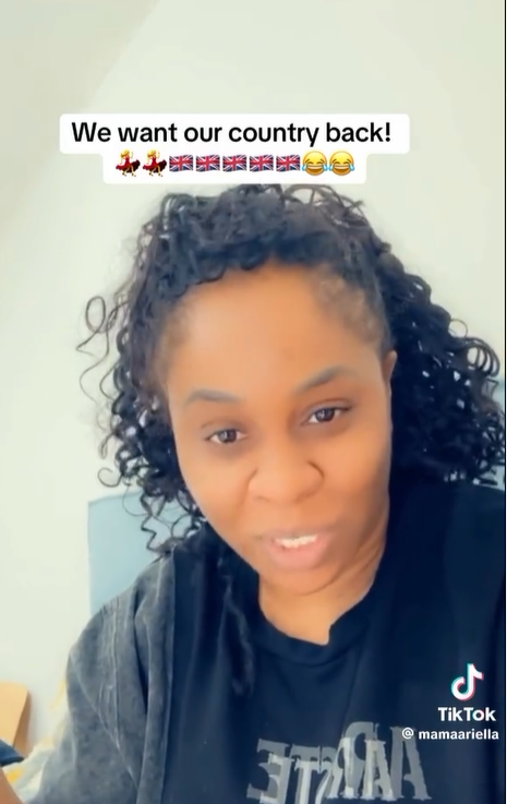 6a country Nigerian Lady Tackles A Caucasian Shop Attendant: ‘Immigrants Aren't Taking Your Job; They're More Educated And Getting Jobs You Can't Do’