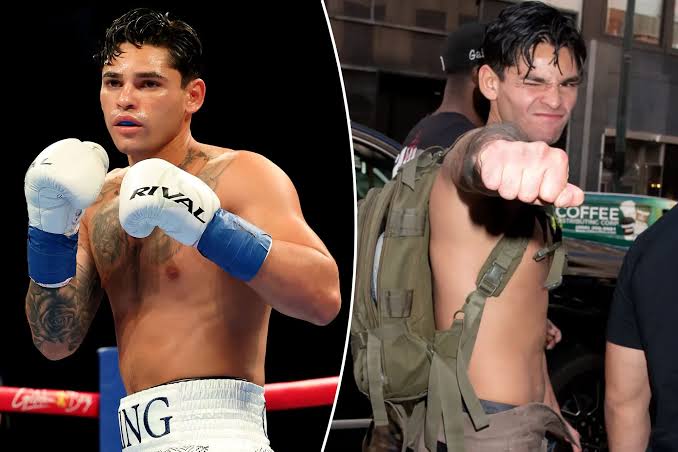 Boxer Ryan Garcia in handcuffs after being arrested for FELONY vandalism in Los Angeles 363663