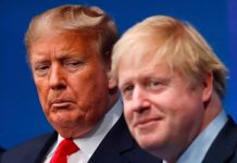 Donald Trump says ‘THANK YOU’ Boris Johnson for denouncing his convictions
