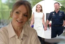 Geri Halliwell REVERTS to her maiden name amid sexting scandal that rocked her marriage to Christian Horner