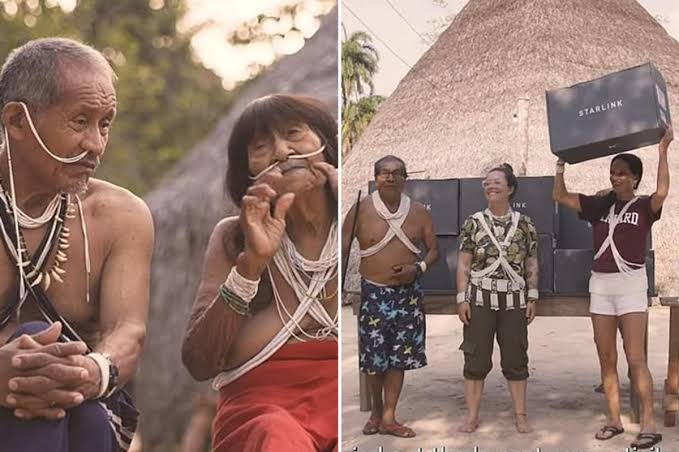 Remote Amazon tribe now ADDICTED to porn after Elon Musk hooked them up to internetn882822