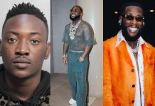 Burna Boy Criticized Dammy Krane For Calling For Davido’s Arrest, Stating That It Was Not The Right Way To Resolve Differences Burna Boy Criticized Dammy Krane For Calling For Davido’s Arrest, Stating That It Was Not The Right Way To Resolve Differences