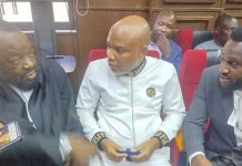 Abuja Federal High Court Dismissed N1 Billion Lawsuit Filed By Nnamdi Kanu Against FG And DSS Abuja Federal High Court Dismissed N1 Billion Lawsuit Filed By Nnamdi Kanu Against FG And DSS