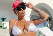 Amber Rose Flaunts Her Curves In A Bikini And Sports A MAGA Hat Amber Rose Flaunts Her Curves In A Bikini And Sports A MAGA Hat