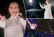 Celine Dion fans left IN TEARS as star closes Olympics Opening Ceremony in front of Eiffel Tower