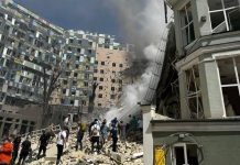 Children’s hospital is BLOWN up in ‘genocidal’ missile strike on Kyiv