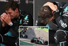 George Russell is STRIPPED of his stunning Belgian GP win as team-mate Lewis Hamilton takes victory