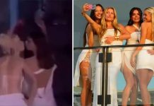 Michael Rubin’s A-list white party: Megan Thee Stallion TWERKS while Camila Cabello and Emily Ratajkowski ‘share a KISS’