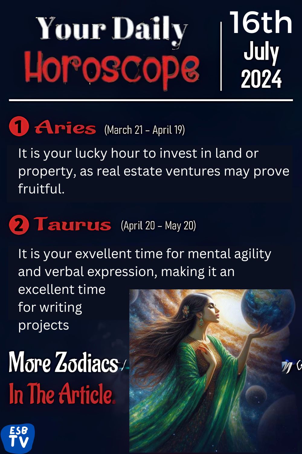Daily Horoscope For 16 July 2024: Predictions For Each Zodiac Sign