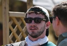 Paul Mescal is seen ‘SNIFFING a suspicious substance from a key’ during wild weekend at Glastonbury Festival