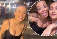 Sheridan Smith glams up in a little BLACK dress as she parties with Emmerdale’s Charley Webb on girls’ holiday