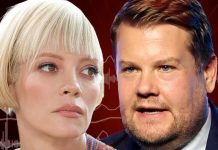 James Corden ignites FEUD with Lily Allen after singer’s savage claim that he’s a ‘beg friend’ and was ‘desperate’ to find fame