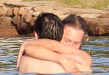 Leonardo DiCaprio, 49, and Tobey Maguire, 49, enjoy wet and WILD trip with model Babette Strijbos