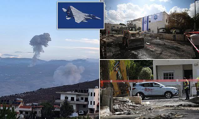 _Israeli warplanes HIT Hezbollah in HUGE wave of bombing raids 3221