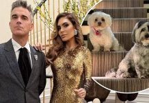 Robbie Williams and wife Ayda Field are SAD as both of their dogs die on the SAME night