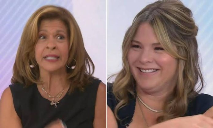 Today host Hoda Kotb left horrified by Jenna Bush Hager's bizarre on-air act AFTER begging her_ 'Don't do it' 56622
