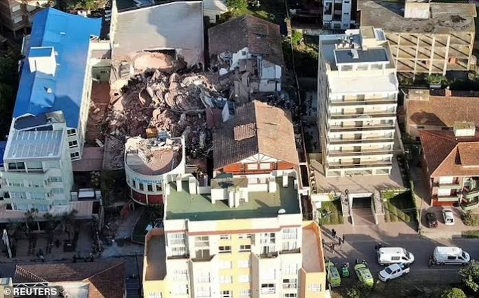 11 storey hotel collapses