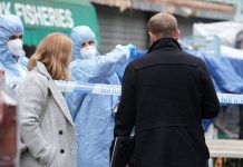 Knifeman stabbed pensioner to death and put TWO OTHERS in hospital after trying to steal from shop