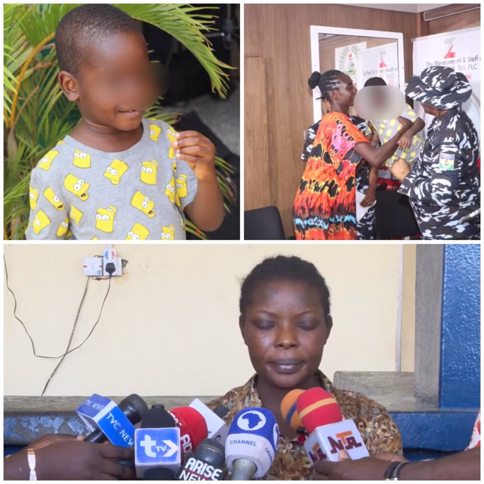 1 Police arrest woman who abducted four-year-old boy from a school in Rivers state and lied to her ex that he fathered the child while they dated (1) (1)