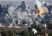 US STRIKES Syria yesterday after Trump warned America should NOT get involved in Middle East conflict