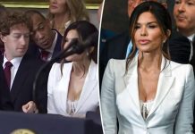 Mark Zuckerberg CAUGHT staring at Lauren Sanchez’s chest at Donald Trump’s inauguration
