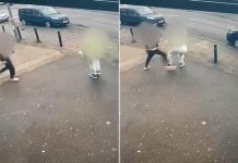 Knifeman ‘SLASHES’ four people. Two rushed to hospital: Video
