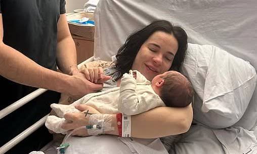 Mother rushes new born baby son to hospital after he 'STOPPED breathing' 78282