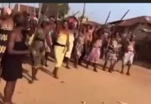 Kogi State: Women Protest Half-N*ked Over Rising Kidnappings